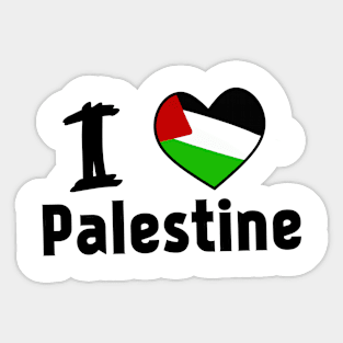 I love palestine#savepalestine Sticker